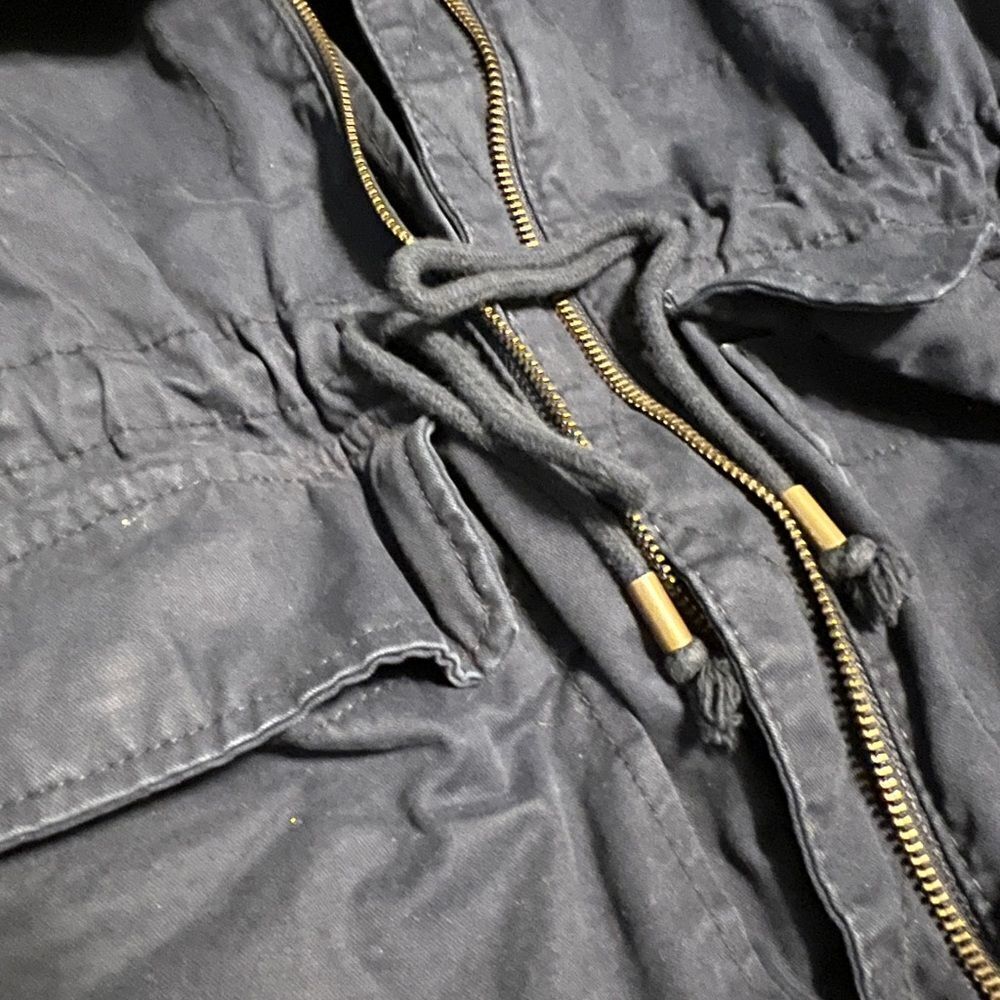 Old Navy Blue Utility Jacket with Structured Shoulders - Picture 8 of 8